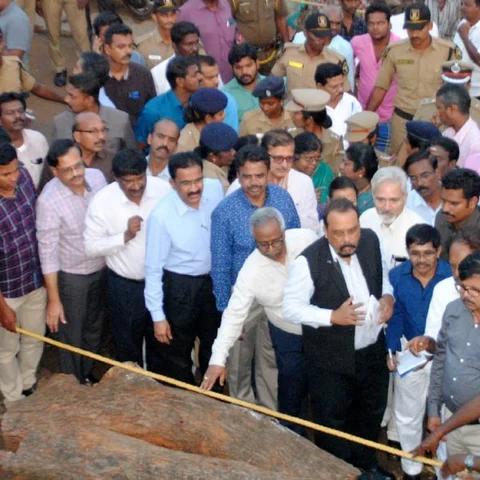 புதுக்கோட்டையில் கஜா புயல் சேதங்கள் குறித்து மத்திய குழு ஆய்வு