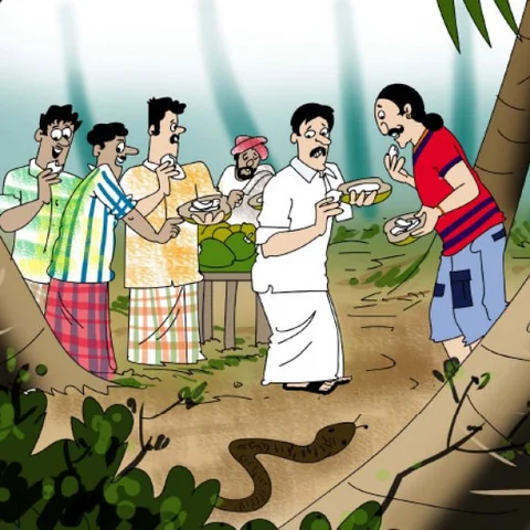 மண்புழு மன்னாரு : பருப்பு வாசனையும் பாம்பு வருகையும்!