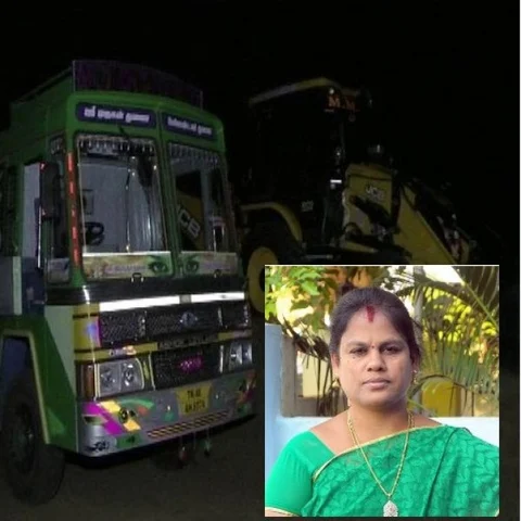 நள்ளிரவில் சிறை வைக்கப்பட்ட அ.தி.மு.க எம்.எல்.ஏ லாரிகள்! - முறைகேடாக மண் அள்ளியது அம்பலம்