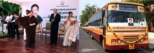 463 புதிய பேருந்துகளின் சேவையை தொடங்கி வைத்தார் ஜெயலலிதா!