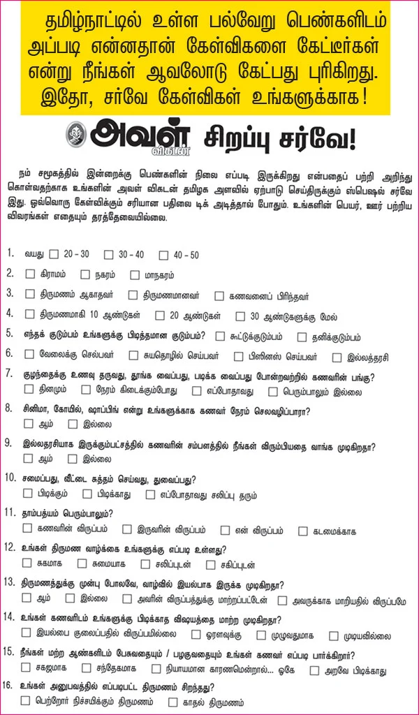 திருமண வாழ்க்கை திருப்தியாக இருக்கிறதா..?