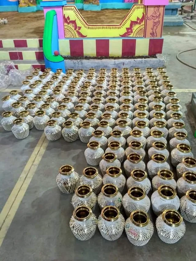 திருநள்ளாறு தர்ப்பாரண்யேஸ்வரர் கும்பாபிஷேகம்! - பக்தர்களுக்கு ஸ்பிரே முறையில் புனித நீர்