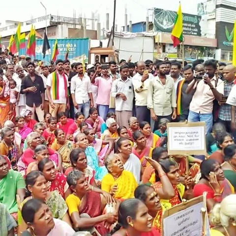 ``என்.எல்.சி-க்கு ஒருபிடி மண்ணைக்கூட தரமாட்டோம்’’ - வேல்முருகன் ஆவேசம்!