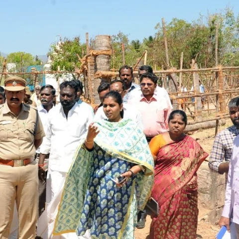 பல்லவராயன்பட்டி ஜல்லிக்கட்டு ஏற்பாடுகள் தீவிரம்! - கலெக்டர் நேரில் ஆய்வு