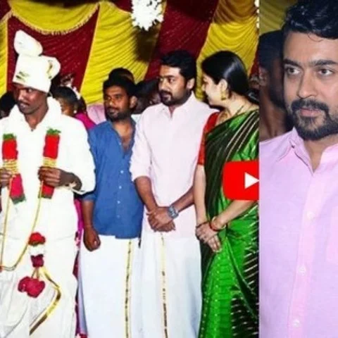 ஊழியர் திருமணத்தை முன்னின்று நடத்திய நடிகர் சூர்யா! - வைரலாகும் புகைப்படங்கள்!