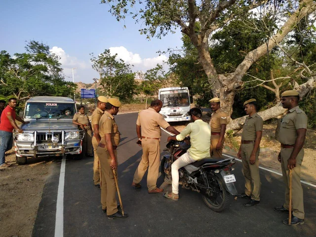 காதலர்கள் ஜோடியாக செல்வதற்கு தடை- வெறிச்சோடிய சித்தன்னவாசல்!