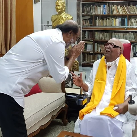 நலம் விசாரித்த ரஜினி... முகம்கொடுக்காத ஸ்டாலின்... என்ன நடந்தது கோபாலபுரத்தில்? #VikatanExclusive