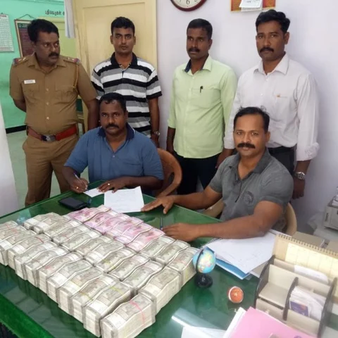 தனியார் பேருந்தில் கத்தை கத்தையாக ரூபாய் நோட்டுகள்!- தேர்தலுக்கு முன் சிக்கிய பின்னணி