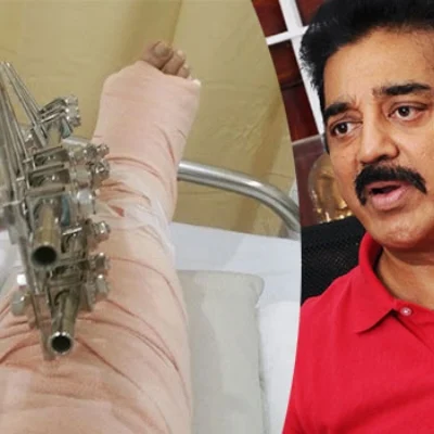"மருத்துவமனையில் நான்!" - வலியுடன் கமல்