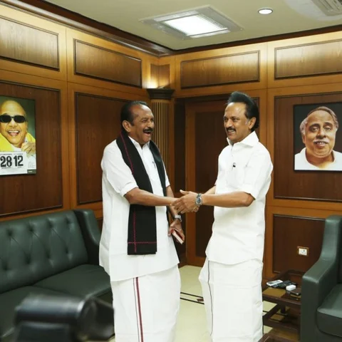 `தி.மு.க வெற்றி பெற பாடுபடுவேன்' - வைகோ பேட்டி!