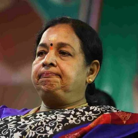 ''நிலையான மனநிலை இல்லாதவர் நாஞ்சில் சம்பத்!'' கடுகடுக்கும் சி. ஆர்.சரஸ்வதி