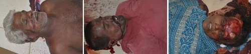 வீட்டின் மண் சுவர் இடிந்து 3 பேர் பலி! (படங்கள்)