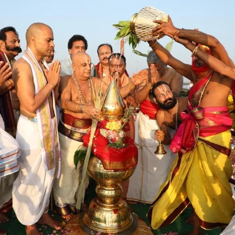 கன்னியாகுமரி திருப்பதி வெங்கடாசலபதி கோயில் கும்பாபிஷேகம் கோலாகலம்!