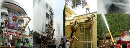 கோவை வணிக வளாகத்தில் தீ: 4 பேர் பலி (படங்கள்)