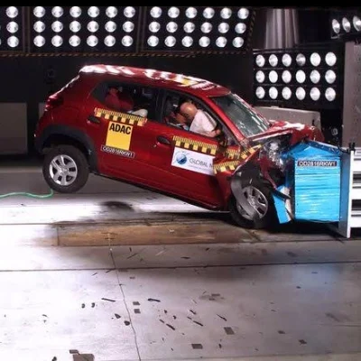 க்ராஷ் டெஸ்ட்டில் ஃபெயிலான க்விட் மற்றும் மொபிலியோ! #SaferCarsForIndia