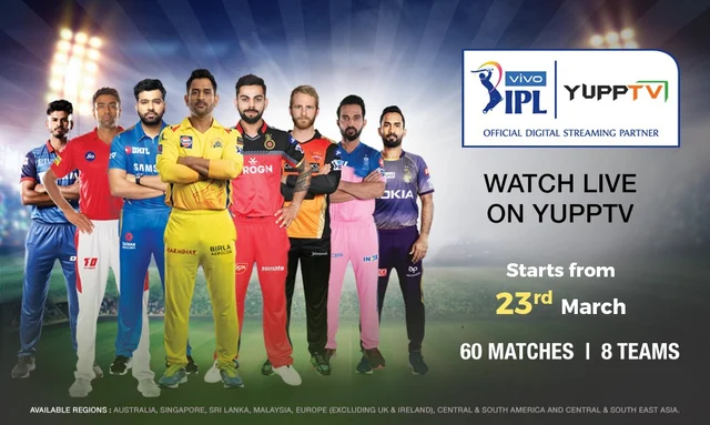 Vivo IPL 2019 தொடரின் டிஜிட்டல் ஒளிபரப்பு உரிமையை பெற்றது YuppTV