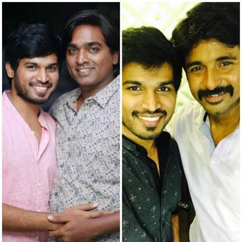 "கலாய்த்த சிவகார்த்தி... ஷூட்டிங் ஸ்பாட்டை சுற்றிக்காட்டிய விஜய் சேதுபதி..!" - ரக்ஷன்