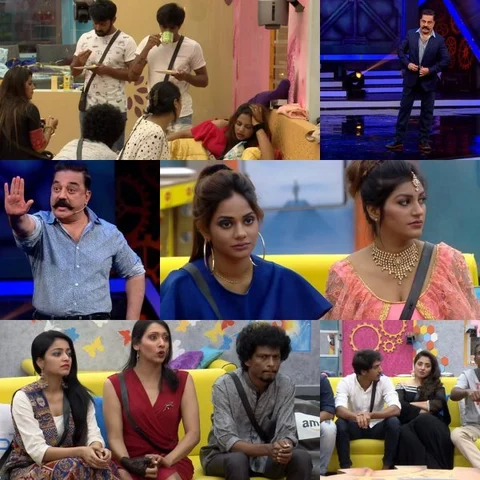 கெட்ட வார்த்தைக்காக விரட்டி விரட்டி வெளுத்த கமல்... பிக்பாஸ் போட்டியாளர்களை மட்டுமா?! #BiggBossTamil2