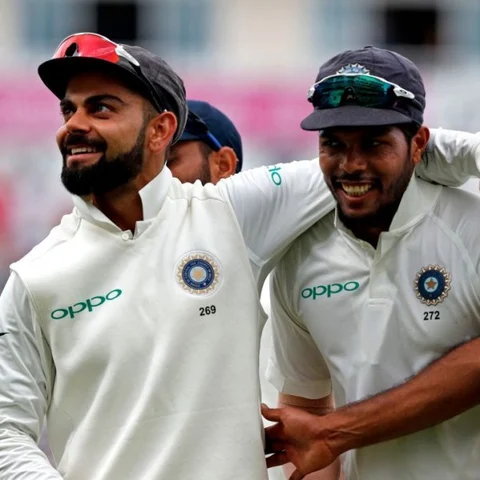`உள்ளூர்ல சிங்கம்லா!' - ஆஸ்திரேலியா சாதனையைச் சமன் செய்த இந்தியா #INDvWI