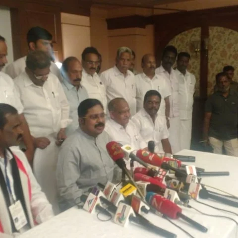 `பண மூட்டைகளை வைத்து சிக்கவைக்கத் திட்டம்' - ஆளும் கட்சிமீது குற்றம் சாட்டும் டி.டி.வி.தினகரன்!