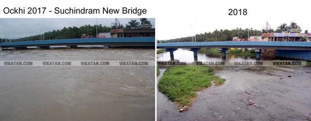 கன்னியாகுமரியில் ஒகி புயலால் ஏற்பட்ட பேரழிவு... ஓராண்டுக்குப் பின் `அன்றும் - இன்றும்' சிறப்புப் புகைப்படத் தொகுப்பு