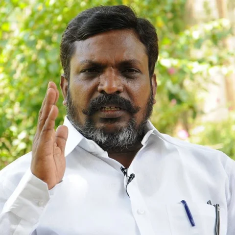 `விஷாலின் வேட்புமனு நிராகரிப்பில் ஆளுங்கட்சி தலையீடு உள்ளதா?' - திருமாவளவன் கருத்து