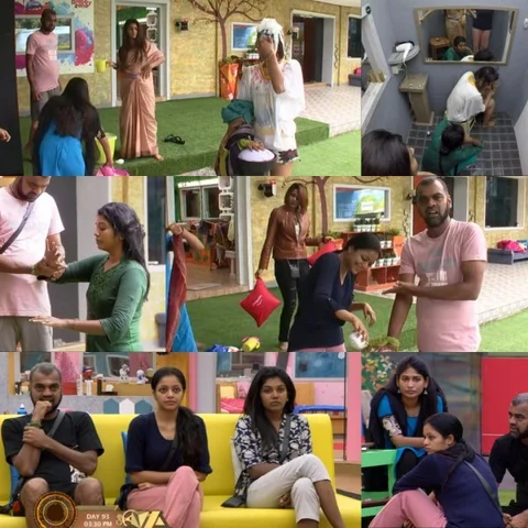 ``என்னை அழ விடுங்க..!" ஐஸ்வர்யாவைப் பின்னியெடுத்த விஜி #BiggBossTamil2