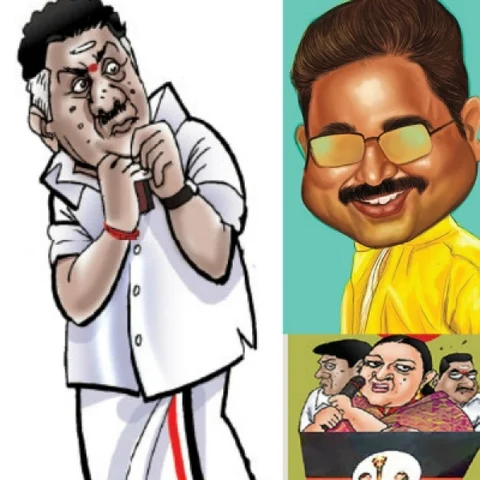 சிங்கப்பூர்.. தொப்பி..மின்கம்பம்.. இப்படியும் ஜெயிக்கலாம் அ.தி.மு.க வாரிசுகள்.