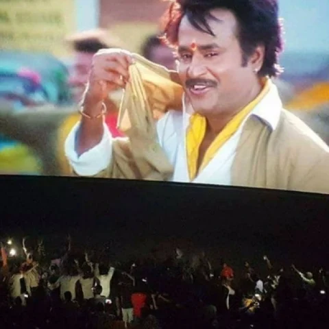 'சவுண்டைக் கூட்டு... சவுண்டைக் கூட்டு..!' பாட்ஷா ரீ-ரிலீஸ் அதகளம்