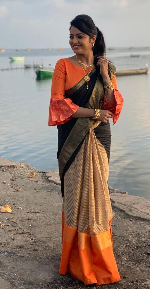 பல டிசைனர்ஸ், வார்ட்ரோப் புது டிரஸ், சமந்தா இன்டோ-வெஸ்டர்ன் டிரஸ் - வீஜே சித்ராவின் ஃபேஷன் பக்கம்