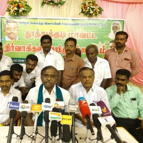 ``ஸ்டெர்லைட் ஆலையைத் திறக்க முயற்சி செய்வோர்மீது சட்டநடவடிக்கை தேவை" - பி.ஆர்.பாண்டியன் கோரிக்கை