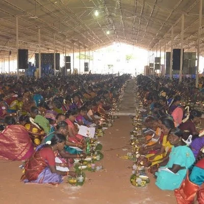 பூரண மதுவிலக்கு கோரி 2 ஆயிரம் பெண்கள் பங்கேற்ற குத்து விளக்கு பூஜை!