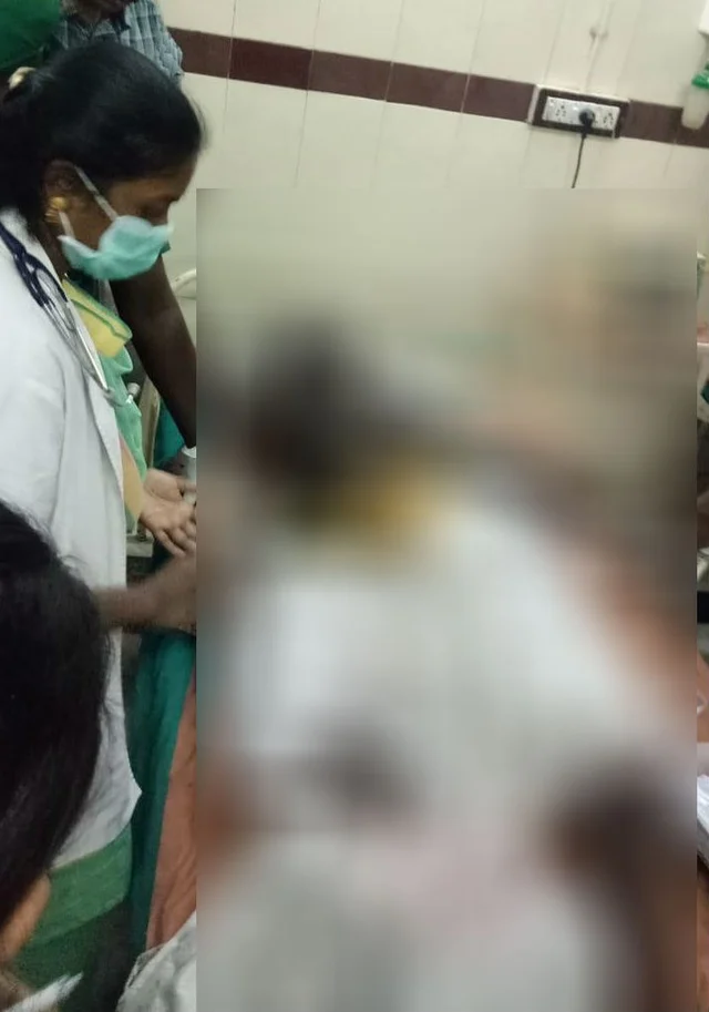 ஆட்சியரை சந்திக்கமுடியாத விரக்தியில் முதியவர் தீக்குளிப்பு!
