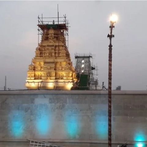 நாளை ஹைதராபாத் திருப்பதி கோயிலில் மகா கும்பாபிஷேகம்!