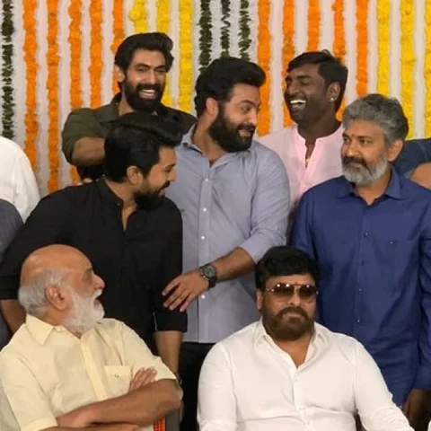 `முதல்முறையாக இணையும் ஜூனியர் என்.டி.ஆர், ராம்சரண்!’ - ராஜமௌலியின் அடுத்த பிரமாண்டம் #RRR