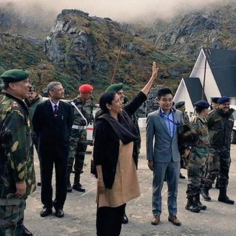 Defence Minister Nirmala Sitharaman’s ‘Namaste’ Video Goes Viral In China; Internet Users Hail Goodwill Gesture