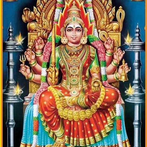 பானகம், துள்ளுமாவு, வெள்ளரிப்பிஞ்சு படையலோடு களைகட்டிய சமயபுரம் பூச்சொரிதல் விழா! #VikatanPhotoStory