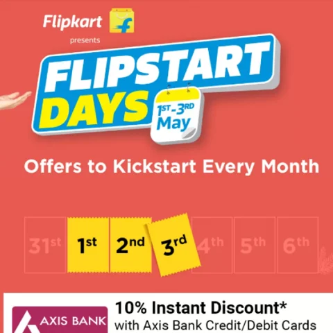 நாளை முதல் தொடங்குகிறது #FlipkartDays சேல்... ஸ்பெஷல் ஆஃபர்கள் என்னென்ன?