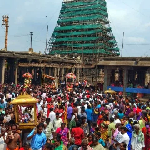 விருத்தகிரீஸ்வரர் கோயிலில் விபசித்து முனிவருக்குக் காட்சியளிக்கும் ஐதீகத் திருவிழா