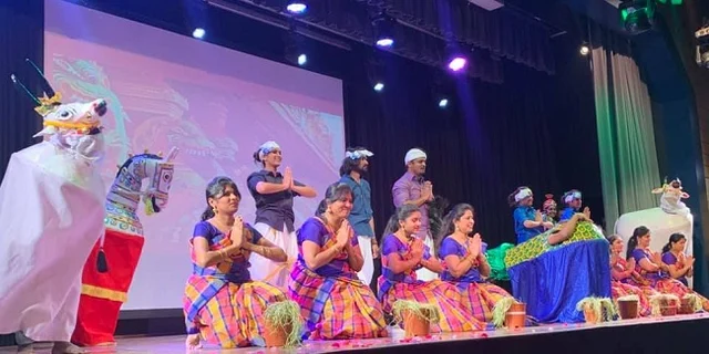 தப்பாட்டம்...மயிலாட்டம்...ஒயிலாட்டம்... ஜெர்மன் நகரைத் தெறிக்கவிட்ட இந்திரதனுஷ் விழா! #MyVikatan