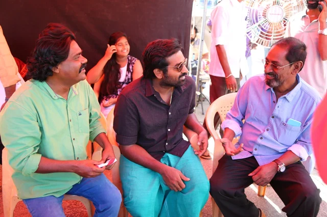 விஜய்சேதுபதி, இயக்குநர் எஸ்.பி. ஜனநாதன்