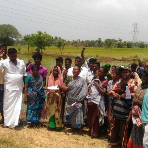 `நடவு செய்த பயிரை அழித்து குழாய்களைப் பதிக்குறாங்க’ - கெய்ல் நிறுவனத்திற்கு எதிராகக் கொதிக்கும் விவசாயிகள்