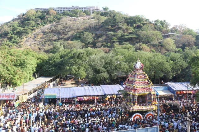 முருகனுக்கு உகந்த கடம்ப மலர் சீஸன்... சஞ்சீவிக் காற்றைச் சுவாசிக்க பழநியில் குவியும் பக்தர்கள்!