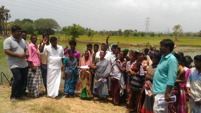 `நடவு செய்த பயிரை அழித்து குழாய்களைப் பதிக்குறாங்க’ - கெய்ல் நிறுவனத்திற்கு எதிராகக் கொதிக்கும் விவசாயிகள்
