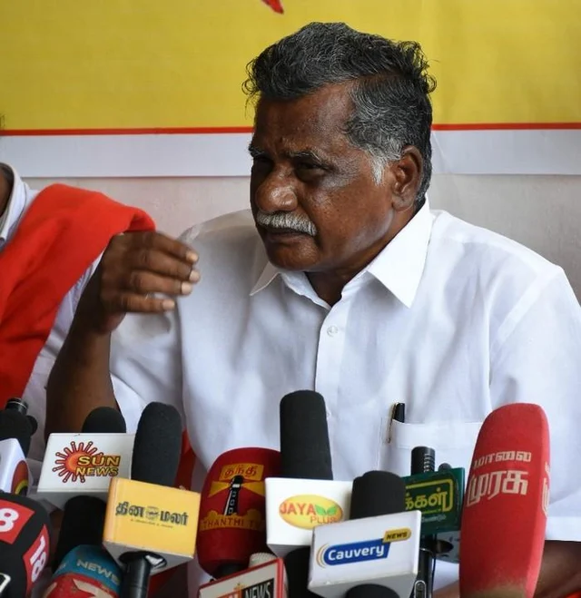 `இந்தியைத் திணித்தால் போராட்டம் வெடிக்கும்!' - 1965-ஐ நினைவுபடுத்தும் முத்தரசன்