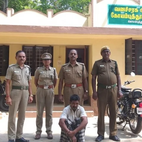 கோவை அருகே வெடி வைத்து யானையைக்கொன்ற நபர் - கைது செய்த வனத்துறை!
