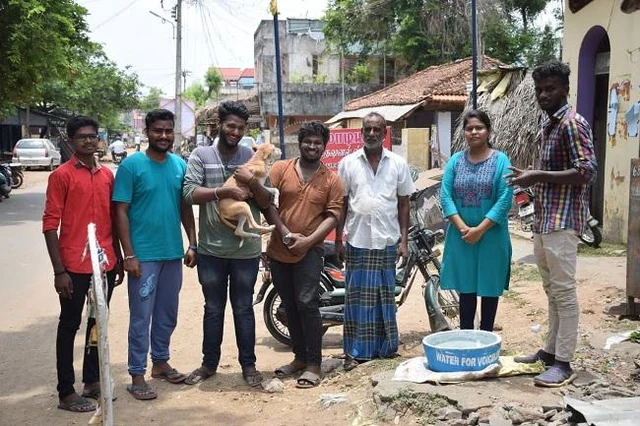`விலங்குகளுக்கும் தாகம் எடுக்கும்ல!’ - மன்னார்குடி பெண்ணின் புதுமுயற்சி #MyVikatan