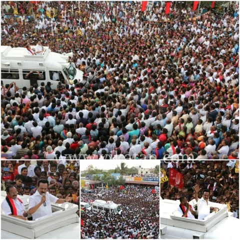 ``ஜெயலலிதா மரணத்துக்குக் காரணமானவர்களை விடமாட்டேன்!" - சூலூரில் ஸ்டாலின் ஆவேசம்