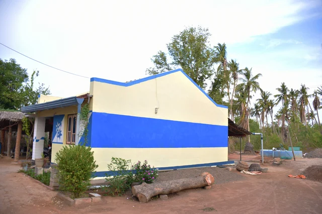 விவசாயி வீரமணியின் வீடு