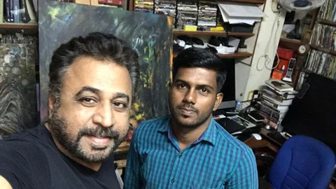 அருண்மொழிவர்மன் நடிகர் பொன்வண்ணனோடு...